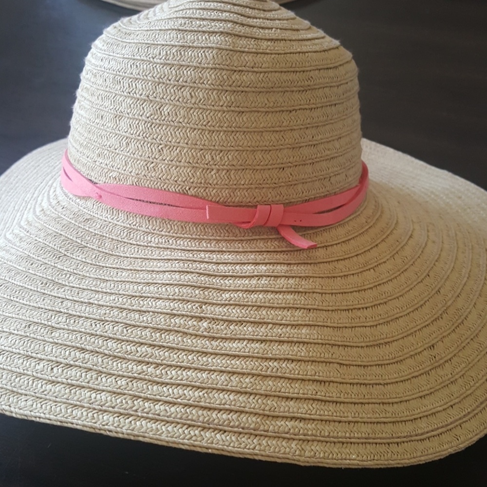 Janie And Jack NWT size 2 3 large sun hat pink